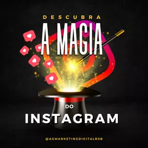 Imagem de capa para o Ebook A MAGIA DO INSTAGRAM - ESTRATÉGIAS SEM PRECISAR DE R$