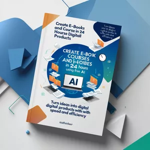Cover image for Ebook Create e-books and courses in 24 hours using free AI