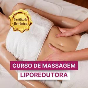 Curso de Massagem Liporedutora Corporal com Certificação Britânica
