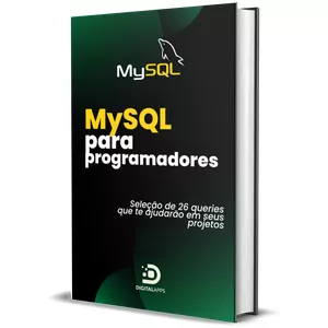 Imagem de capa para o Ebook MySQL para Programadores