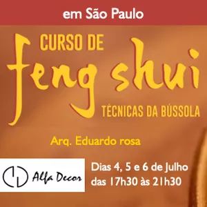 Imagem de capa para o Evento presencial Curso: Feng Shui - Técnicas da Bússola - em São Paulo