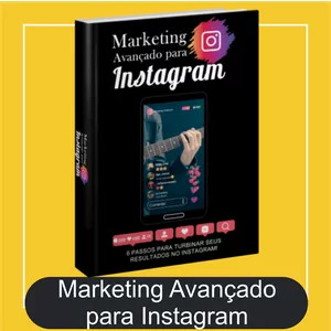 Imagem de capa para o Ebook Marketing avançado para instagram