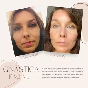 Imagem de capa para o Ebook Ginastica Facial - Um guia completo para definir seu rosto e tonificar sua pele
