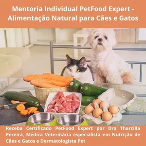 Imagem de capa para o Serviço online Mentoria Individual PetFood Expert - Alimentação Natural para Cães e Gatos