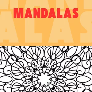 Imagen de portada para Ebook libro para colorear de Mandalas 