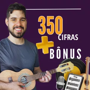 Imagem de capa para o Curso online Combo 350 simplificadas + 40 cifras simplificadas + Batidas para Cavaco + Pack de batucadas