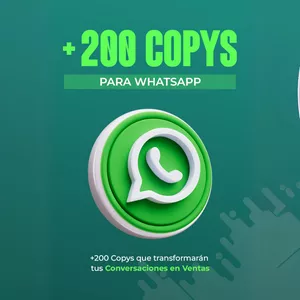 Imagen de portada para Curso online 200 COPYS DE ALTA CONVERSIÓN PARA WHATSAPP