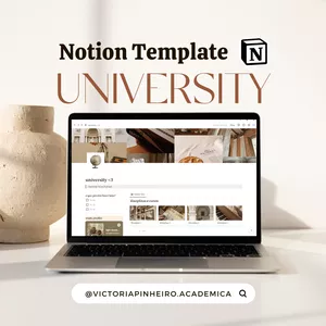 Imagem de capa para o Curso online TEMPLATE NOTION | UNIVERSITY