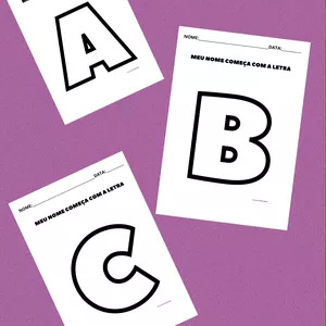 Imagem de capa para o Ebook Letra inicial do meu nome