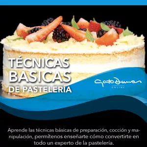 Imagen de portada para Curso online Técnicas Básicas De Pastelería