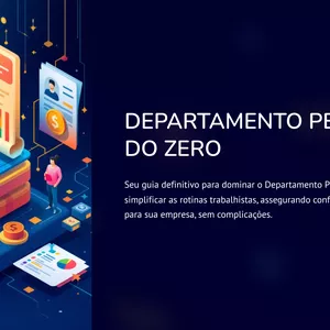 Imagem de capa para o Ebook DEPARTAMENTO PESSOAL DO ZERO