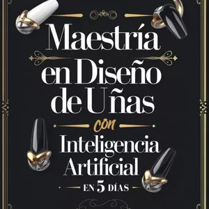 Imagen de portada para Ebook Maestría en Diseño de Uñas con Inteligencia Artificial en 5 Días