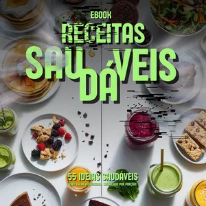 Imagem de capa para o Ebook Receitas Saudáveis