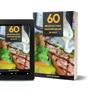Imagem de capa para o Ebook 60 Receitas Para Emagrecer em 28 Dias 