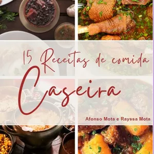 Imagem de capa para o Ebook 15 Receitas de comida caseira
