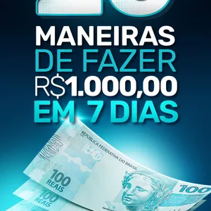 Imagem de capa para o Ebook como ganhar 1,000  em 7 dias