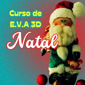 Imagem de capa para o Curso online Curso de Natal em E.V.A 3D
