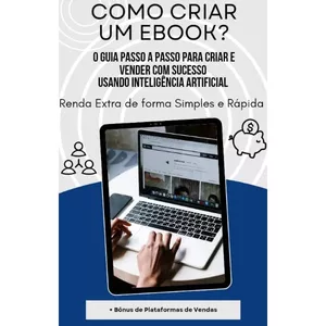 Imagem de capa para o Ebook Passo a Passo de como criar um E-book para vendas