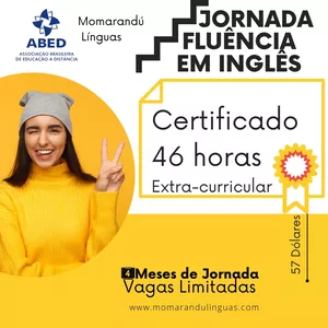 Imagem de capa para o Evento online Jornada da Fluência em Inglês