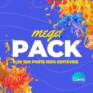 Cover image for Ebook TEMPLATES CANVA MEGA PACK MODELS DESIGN 100% EDITABLES 