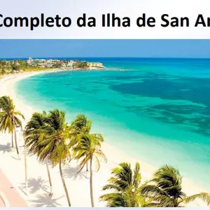 Imagem de capa para o Ebook Guia Completo com roteiros pra Ilha de San Andrés