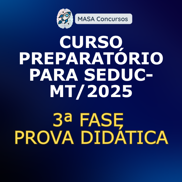 Imagem do curso Curso Preparatório Completo para Avaliação Didática - SEDUC-MT/2025