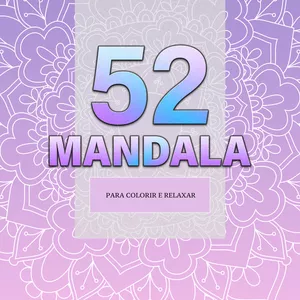 Imagem de capa para o Ebook 52 Mandalas para Colorir
