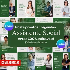 Imagem do curso CANVA PACK ASSISTENTE SOCIAL