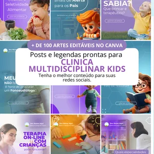 Imagem do curso PACK CANVA CLINICA MULTIDISCIPLINAR KIDS