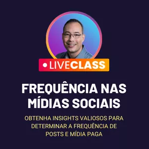 Imagem de capa para o Curso online Frequência nas Mídias Sociais 2023