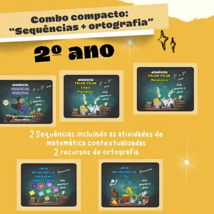 Imagem de capa para o Ebook Combo "Compacto" - Sequências + Ortografia (2º ano)