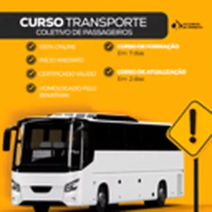 Curso para condutores de veículo de transporte coletivo de passageiros