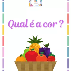 Imagem de capa para o Ebook Atividade: Pareamento das cores.