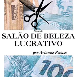 Imagem de capa para o Ebook Salão de Beleza lucrativo