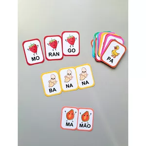 Imagem de capa para o Ebook Jogo - Separação silábica. 