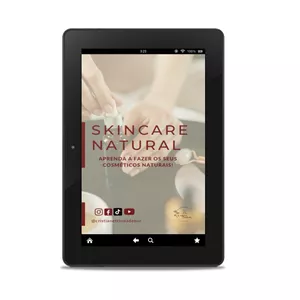 Imagem de capa para o Ebook Skincare natural - APRENDA A FAZER OS SEUS COSMÉTICOS NATURAIS!