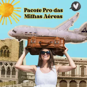 Imagem de capa para o Ebook Pacote Pro das Milhas Aéreas