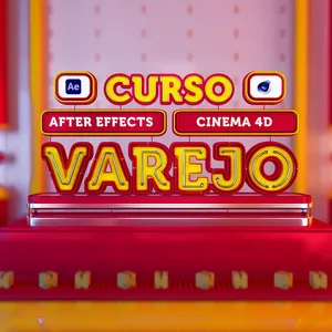 Imagem de capa para o Curso online Curso After Effects e Cinema 4d - Varejo - Comerciais para TV.