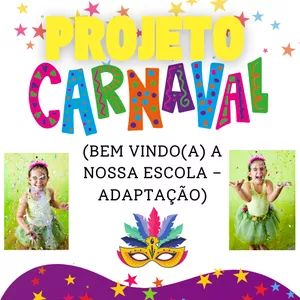 Imagem de capa para o Ebook Projeto carnaval bem-vindo à escola adaptação