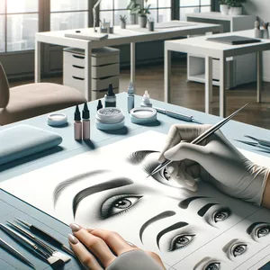 Cover image for Ebook PACK Microblading Practice Sheets for Beginners and Trainers