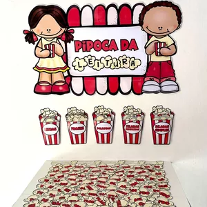 Imagem de capa para o Ebook Pipoca da Leitura