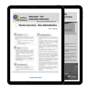Imagem do curso 02 Simulados - Pré-Edital TSE Unificado [Técnico Judiciário - Área Administrativa]
