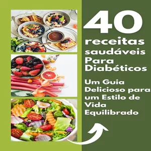 Imagem de capa para o Ebook Receitas para Diabéticos