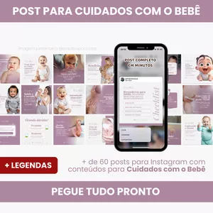 Imagem do curso PACK CUIDADOS COM O BEBÊ
