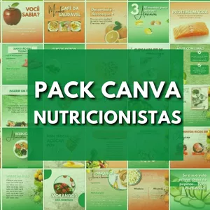 Imagem do curso Pack Canva Nutricionistas