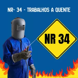 Imagem do curso NR- 34 - Trabalhos a quente
