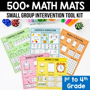 Cover image for Ebook 500+ Math Mats and Graphic Organizers