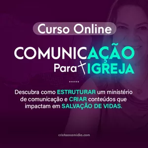 Imagem principal do produto CURSO DE COMUNICAÇÃO PARA IGREJA