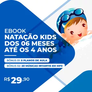Imagem principal do produto EBOOK NATAÇÃO KIDS