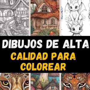 Imagen de portada para Curso online Dibujos de Alta Calidad para Colorear